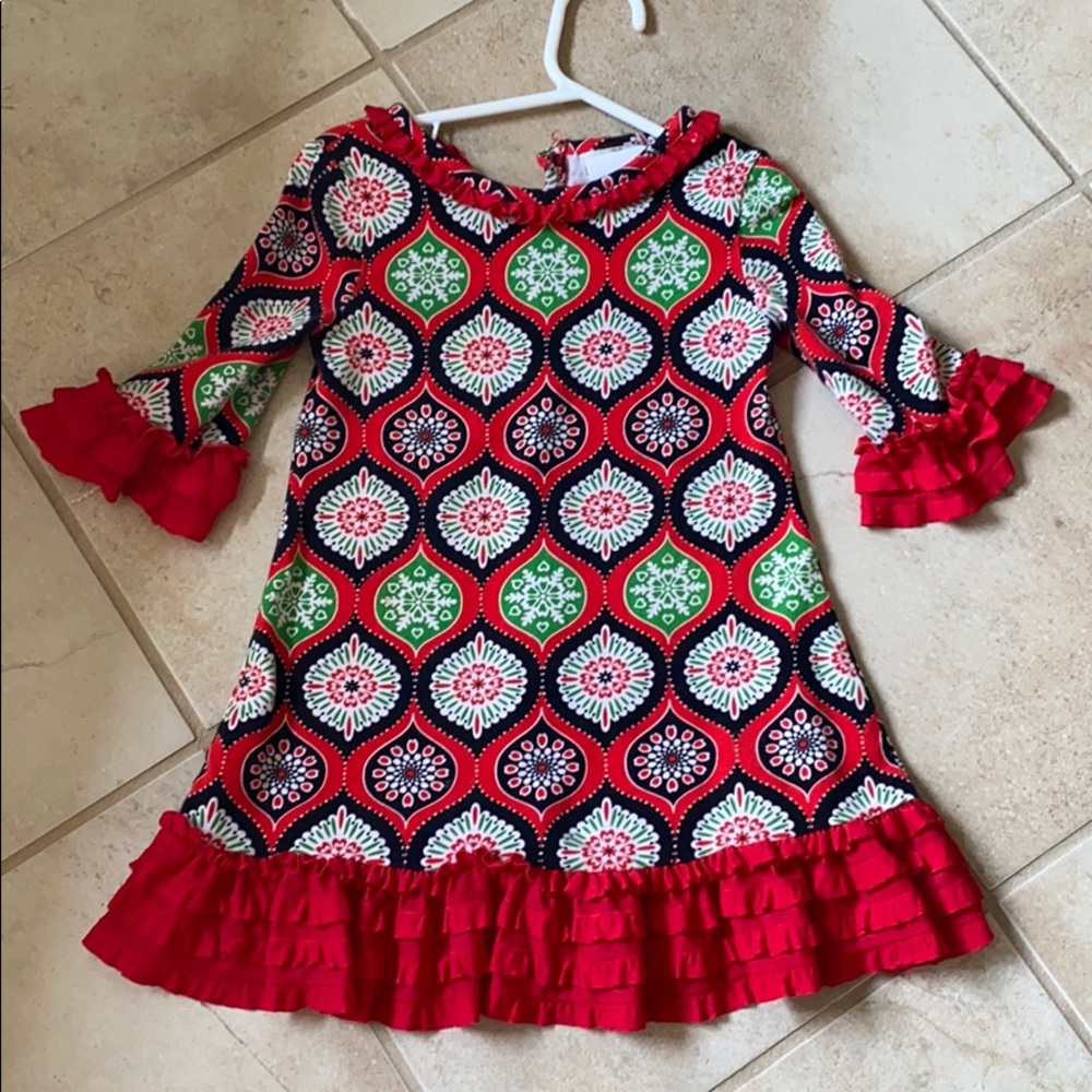 Red and Green Dress